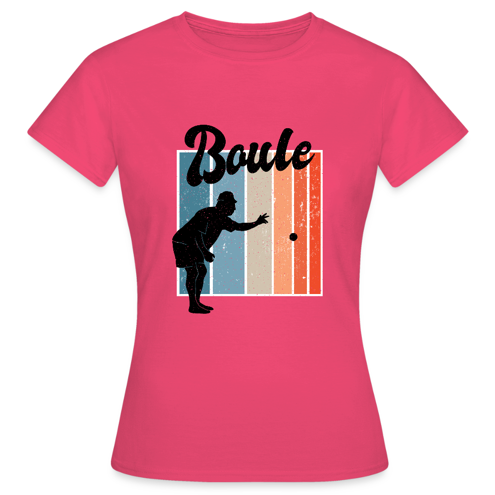 T-shirt Femme Boule – REF00023 - rose azalée