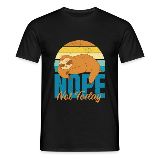 T-shirt Homme “Nope, Not Today” – Humour & Détente Totale | REF00067 - noir