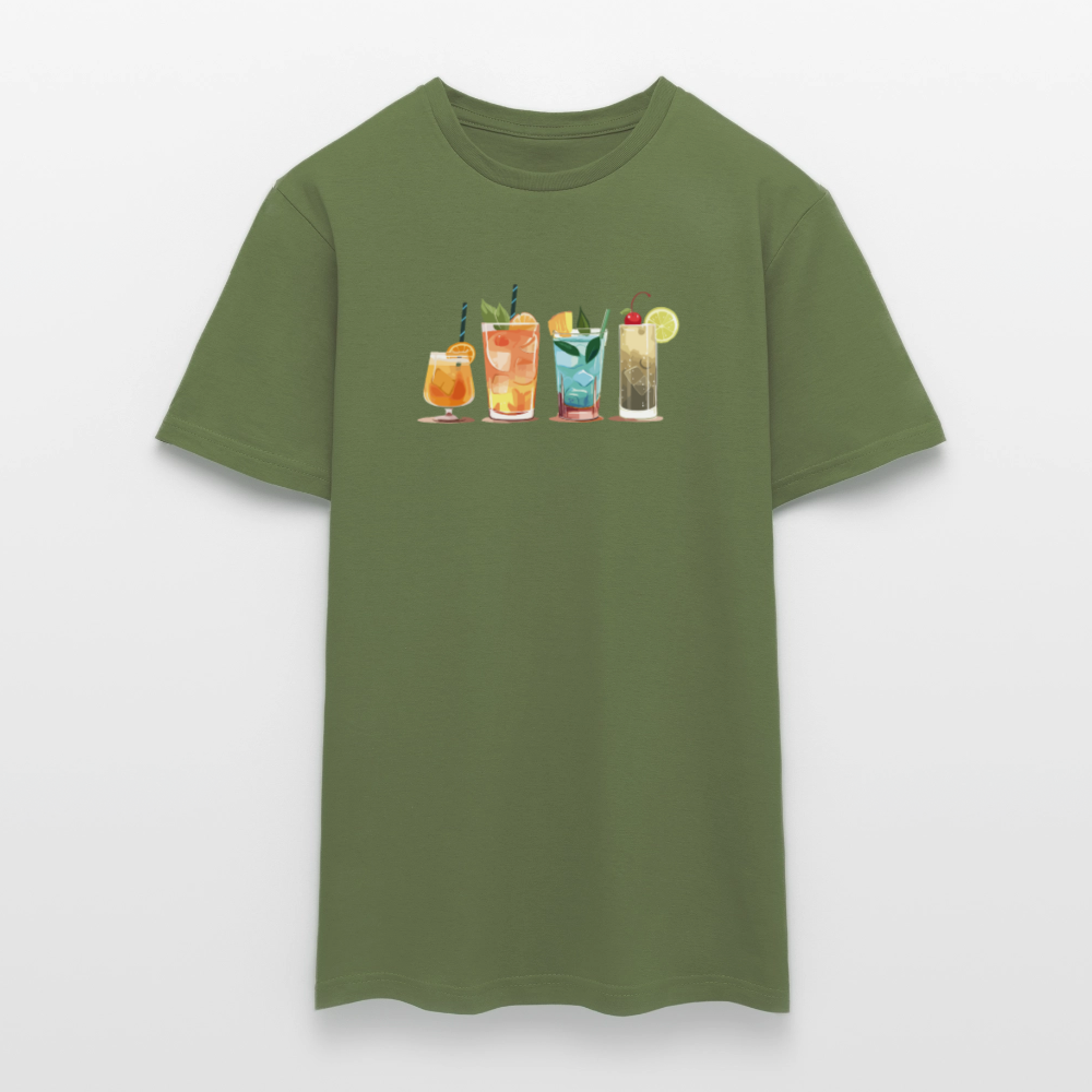 T-shirt Cocktail Vibes Homme - REF00001 - vert militaire