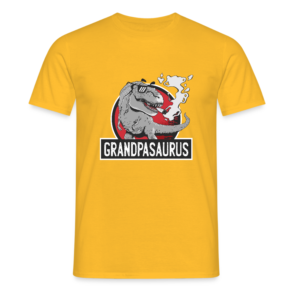 🦖 T-shirt Homme “Grandpasaurus” – Humour & Style Légendaire | UNiKtee REF00041 - jaune