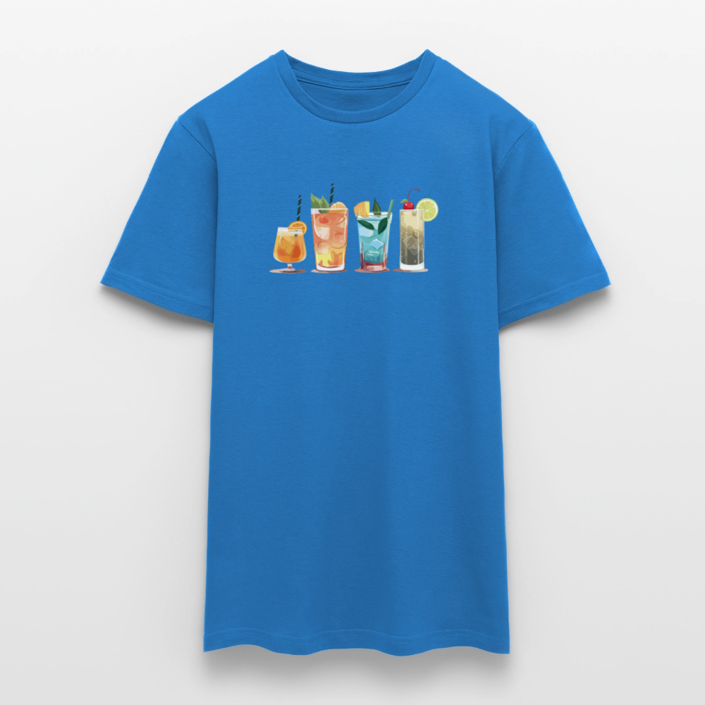 T-shirt Cocktail Vibes Homme - REF00001 - bleu royal