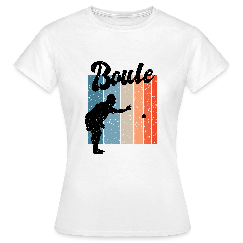 T-shirt Femme Boule – REF00023 - blanc