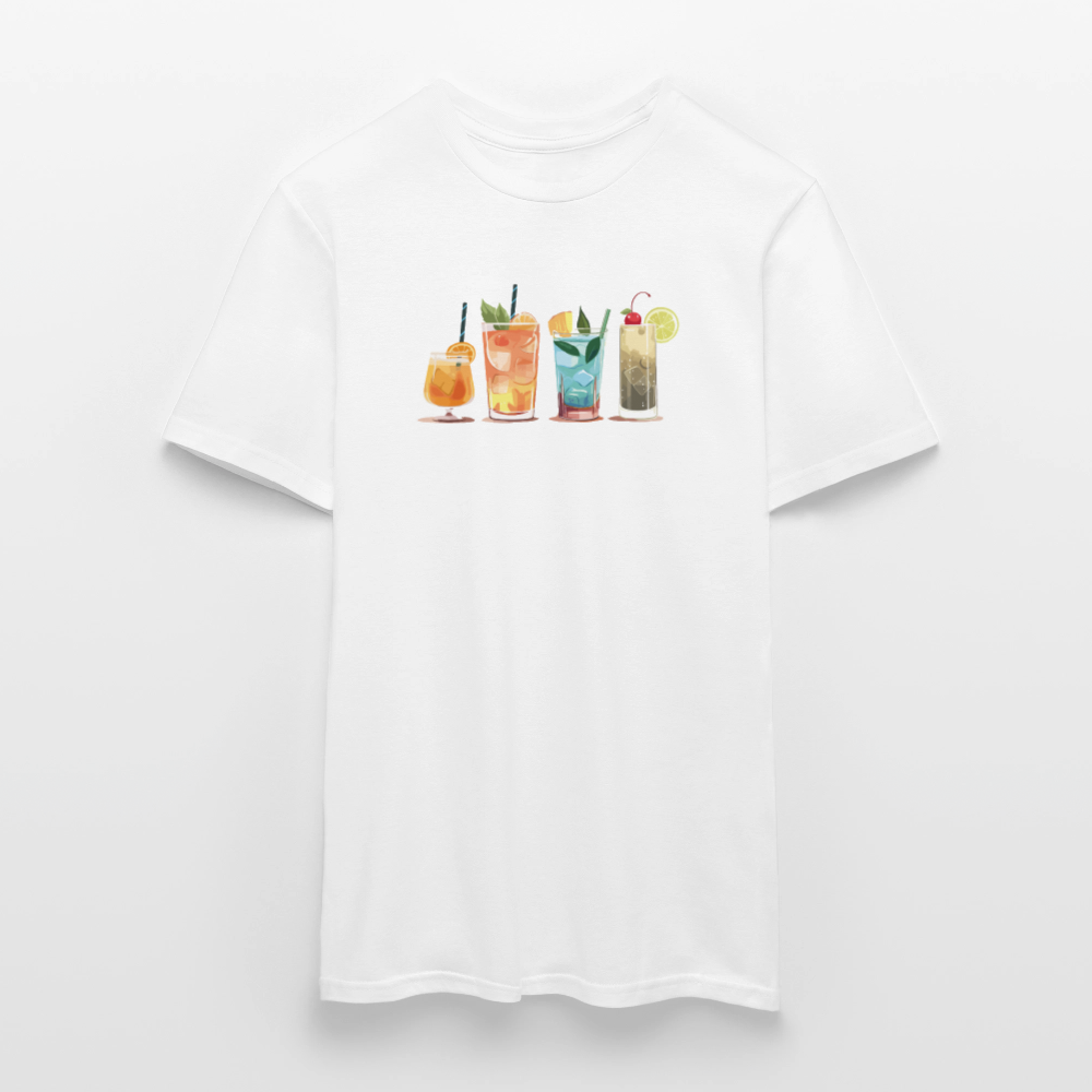 T-shirt Cocktail Vibes Homme - REF00001 - blanc