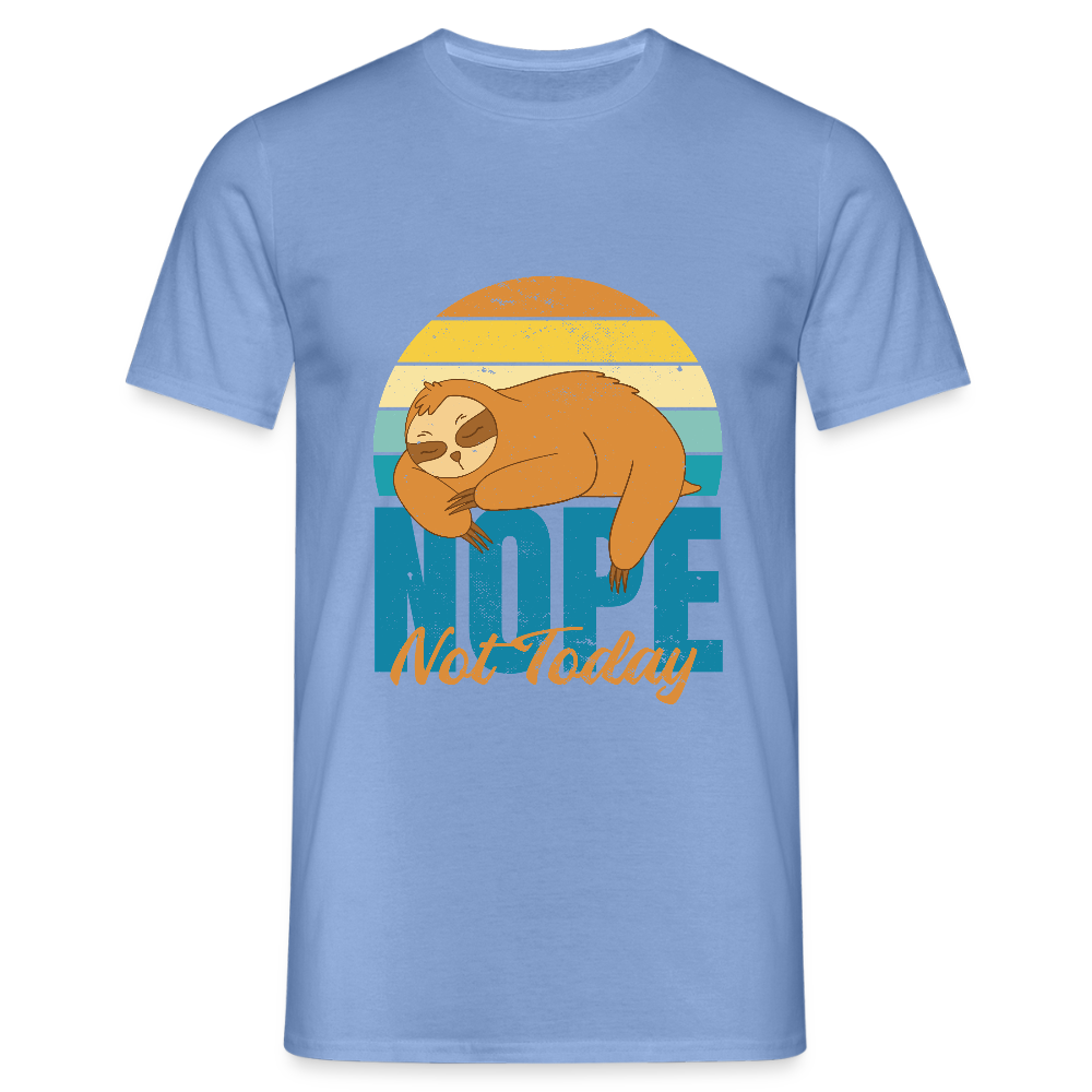 T-shirt Homme “Nope, Not Today” – Humour & Détente Totale | REF00067 - carolina blue