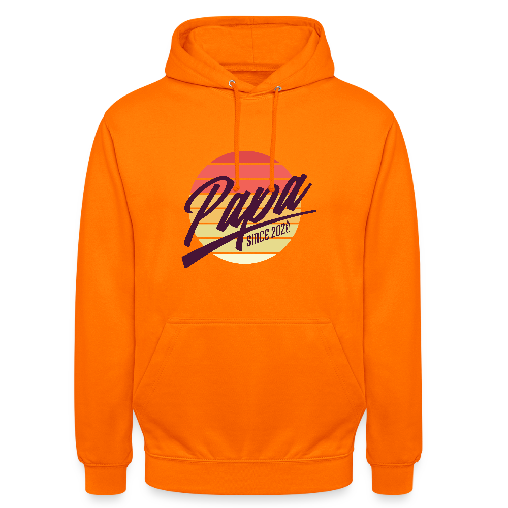 Sweat à Capuche “Papa” – Style, Confort & Fierté | UNiKtee - REF00028 - orange
