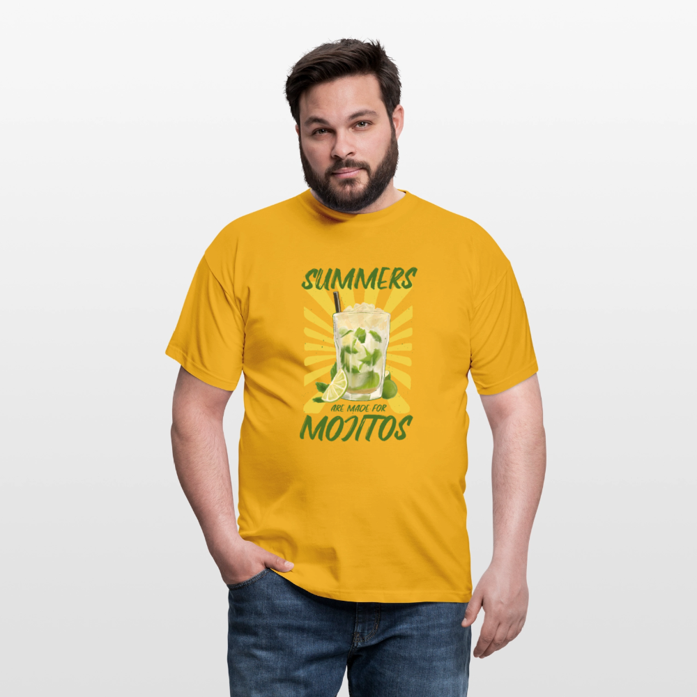 T-shirt Mojito Été Homme - REF00002 - jaune