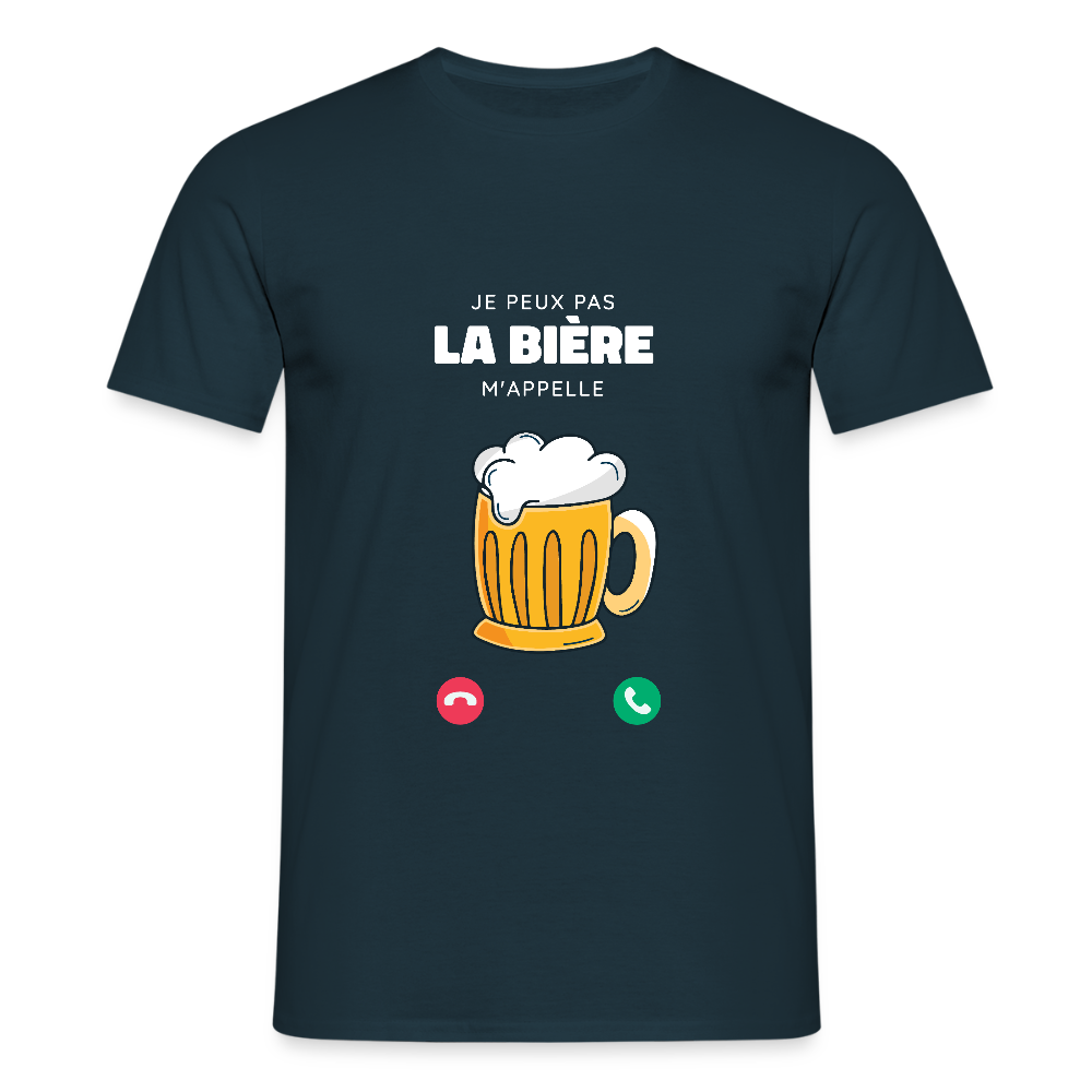 T-shirt Homme – La Bière M’appelle - REF00010 - marine