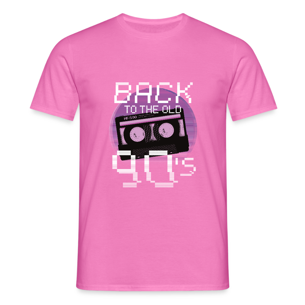 T-shirt Homme – Back to the Old 90’s - rose