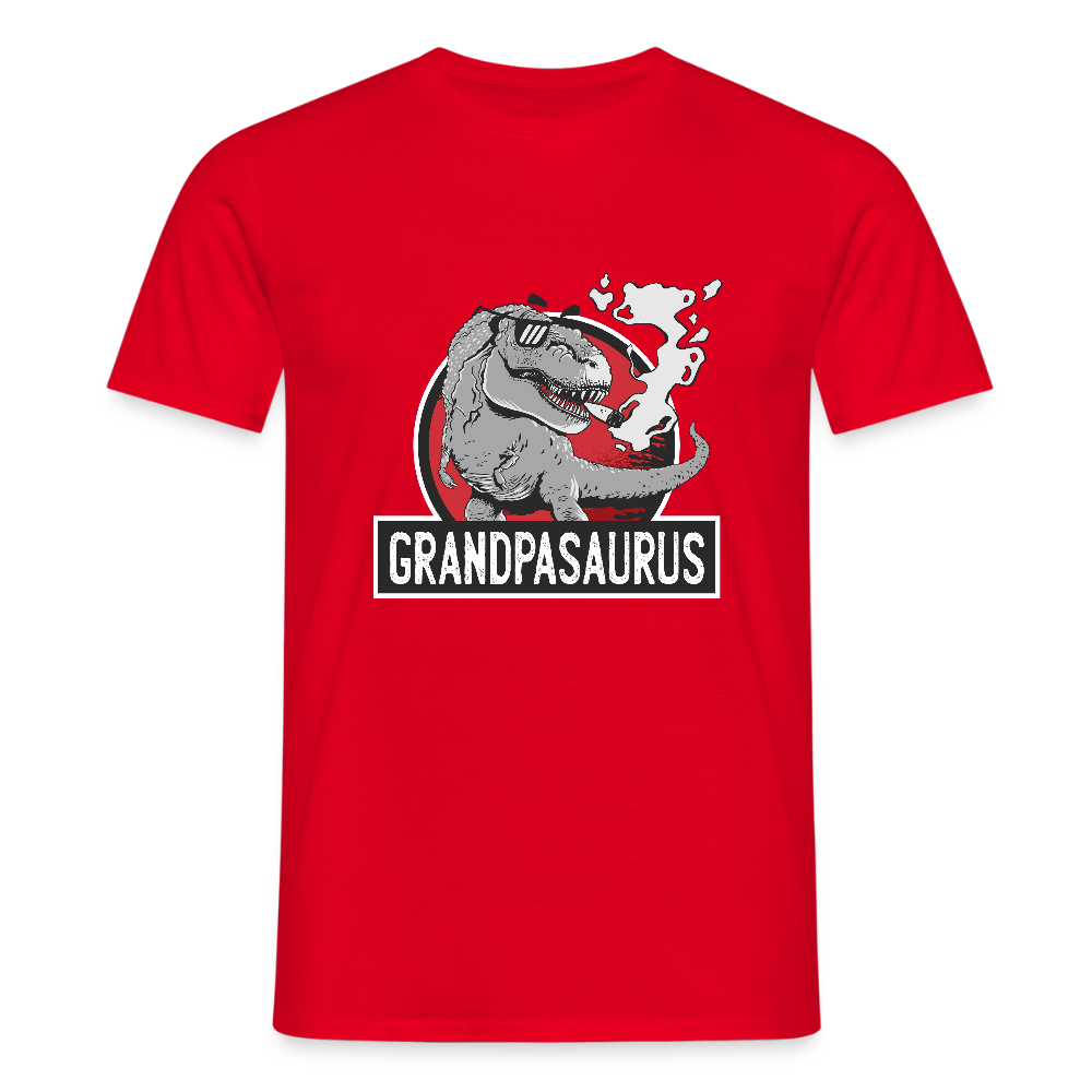 🦖 T-shirt Homme “Grandpasaurus” – Humour & Style Légendaire | UNiKtee REF00041 - rouge