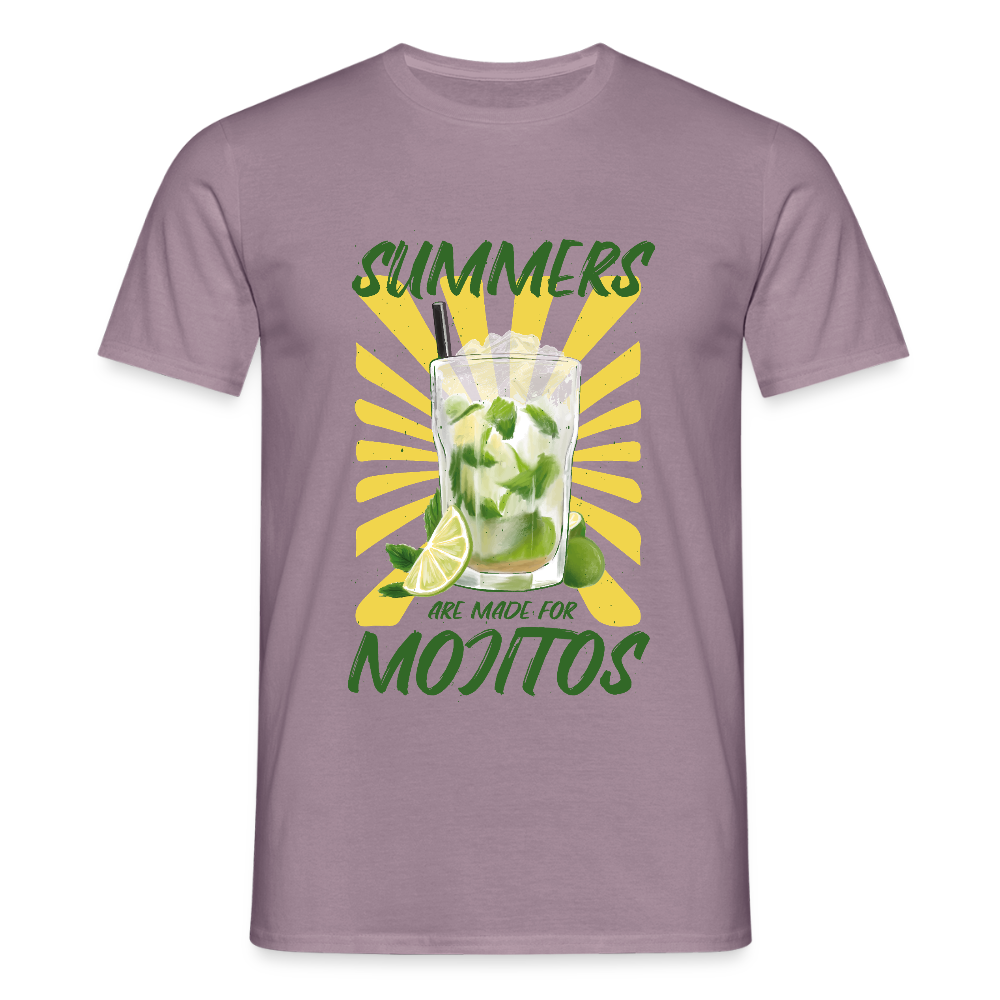 T-shirt Mojito Été Homme - REF00002 - mauve gris 