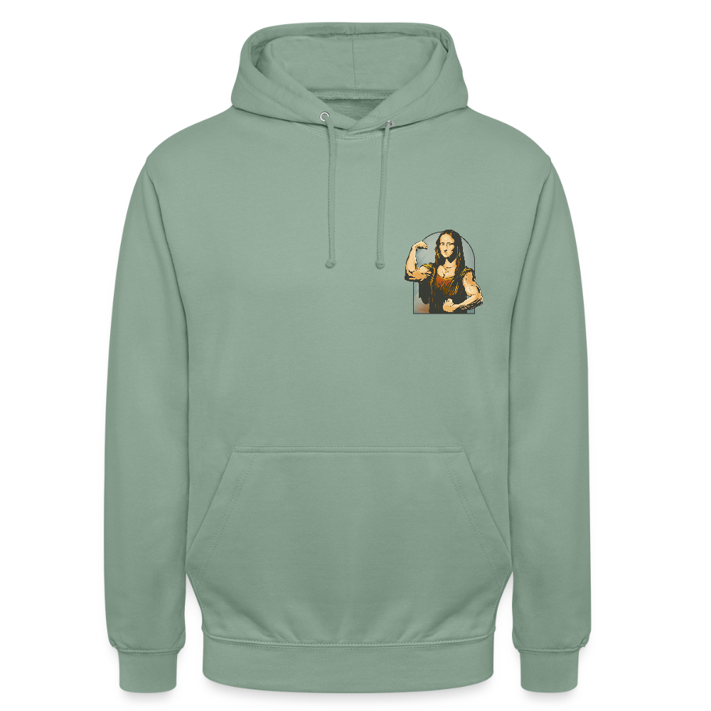 Sweat à Capuche Unisexe “UNiKtee” – Style Streetwear I REF00056 - vert-de-gris