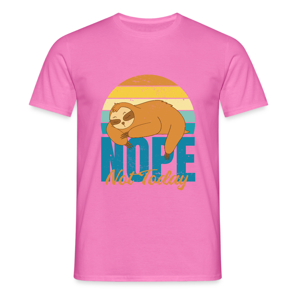 T-shirt Homme “Nope, Not Today” – Humour & Détente Totale | REF00067 - rose