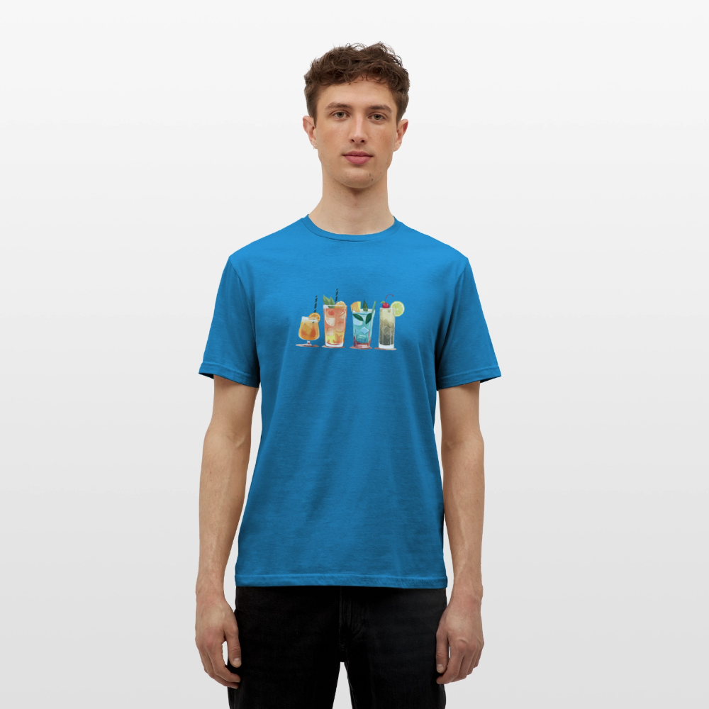 T-shirt Cocktail Vibes Homme - REF00001 - bleu royal