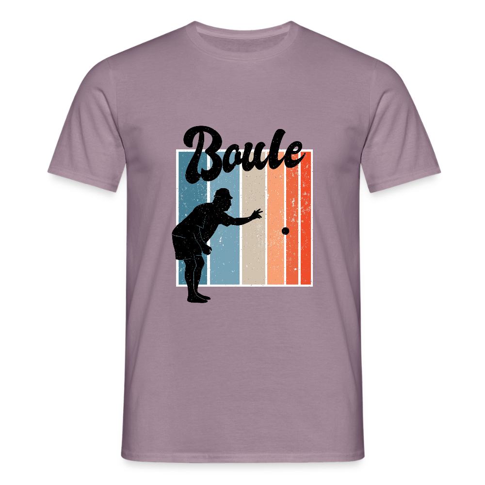 T-shirt Homme Boule – REF00023 - mauve gris 