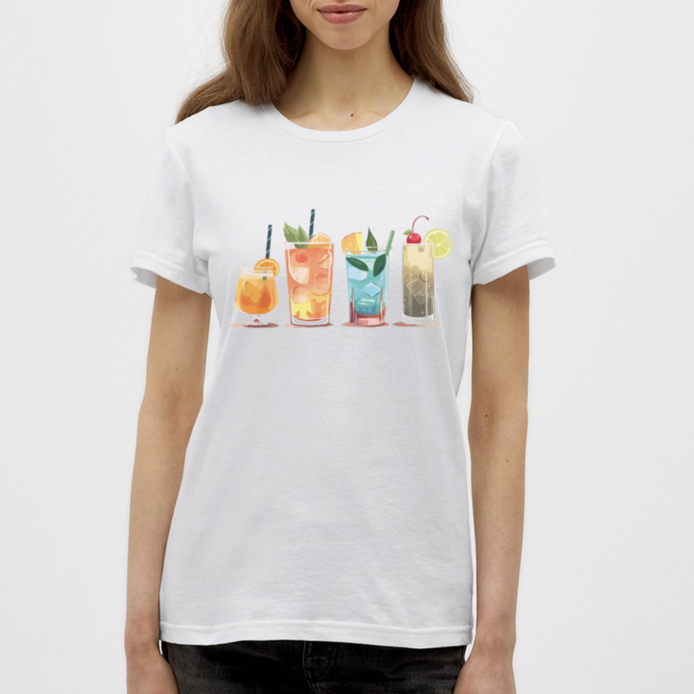 T-shirt Cocktail Vibes Femmes - REF00001 - blanc