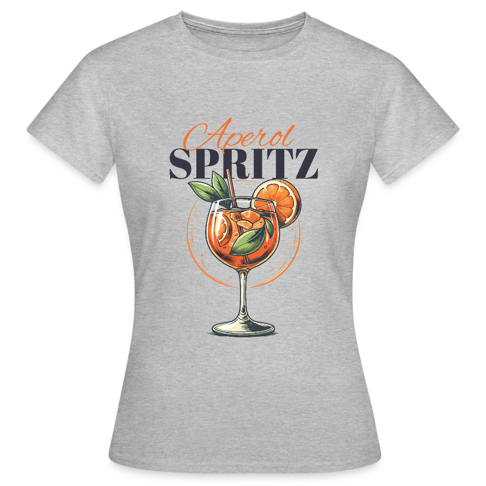 T-shirt Femme – Aperol Spritz - REF00008 - gris chiné