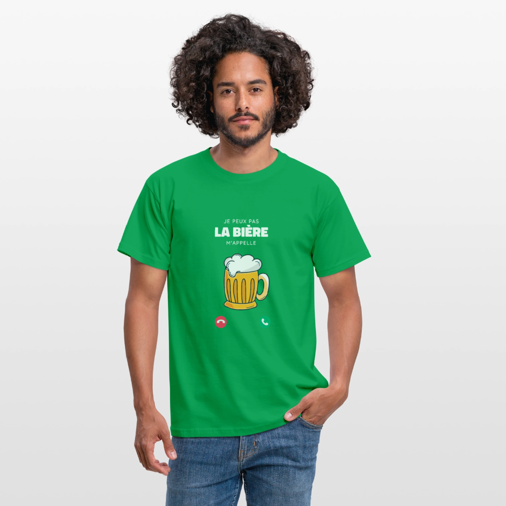 T-shirt Homme – La Bière M’appelle - REF00010 - vert