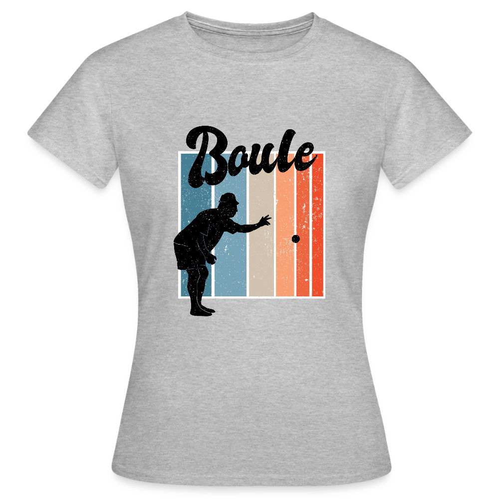 T-shirt Femme Boule – REF00023 - gris chiné