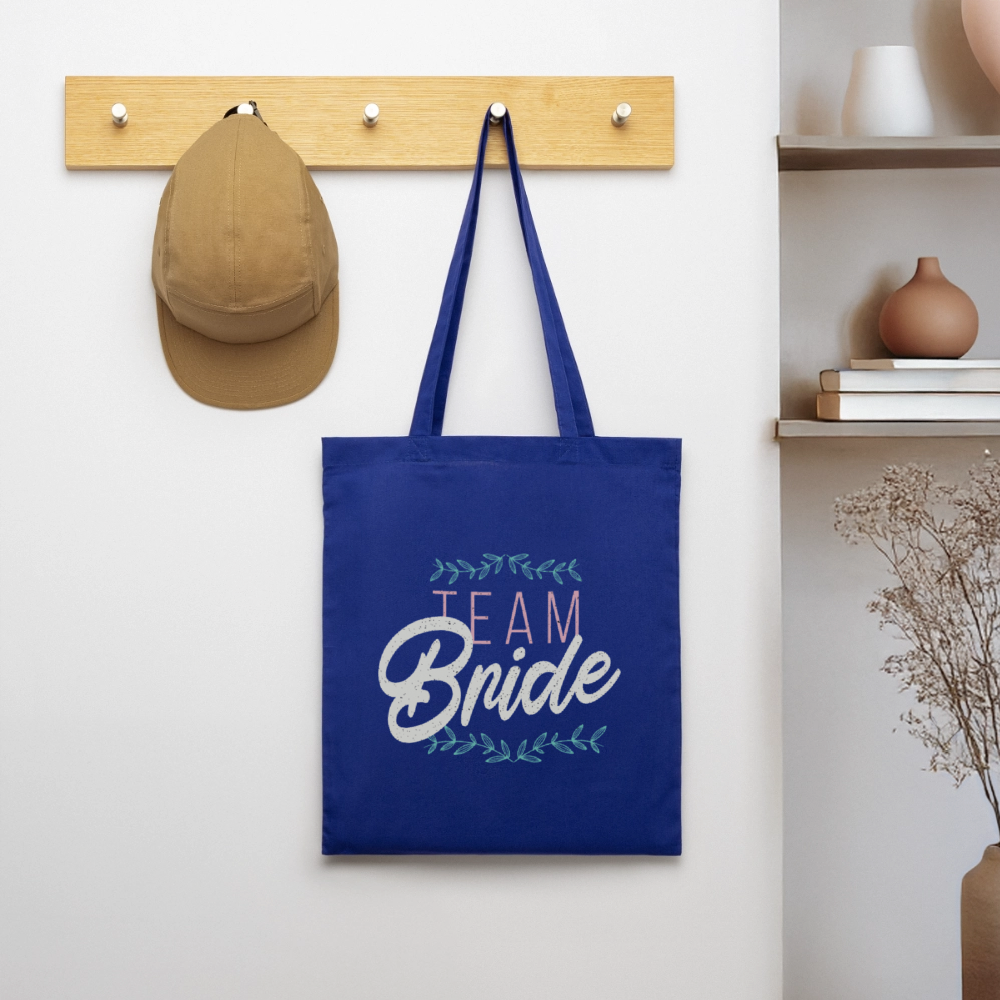 Tote Bag – Team Bride - REF00019 - bleu royal