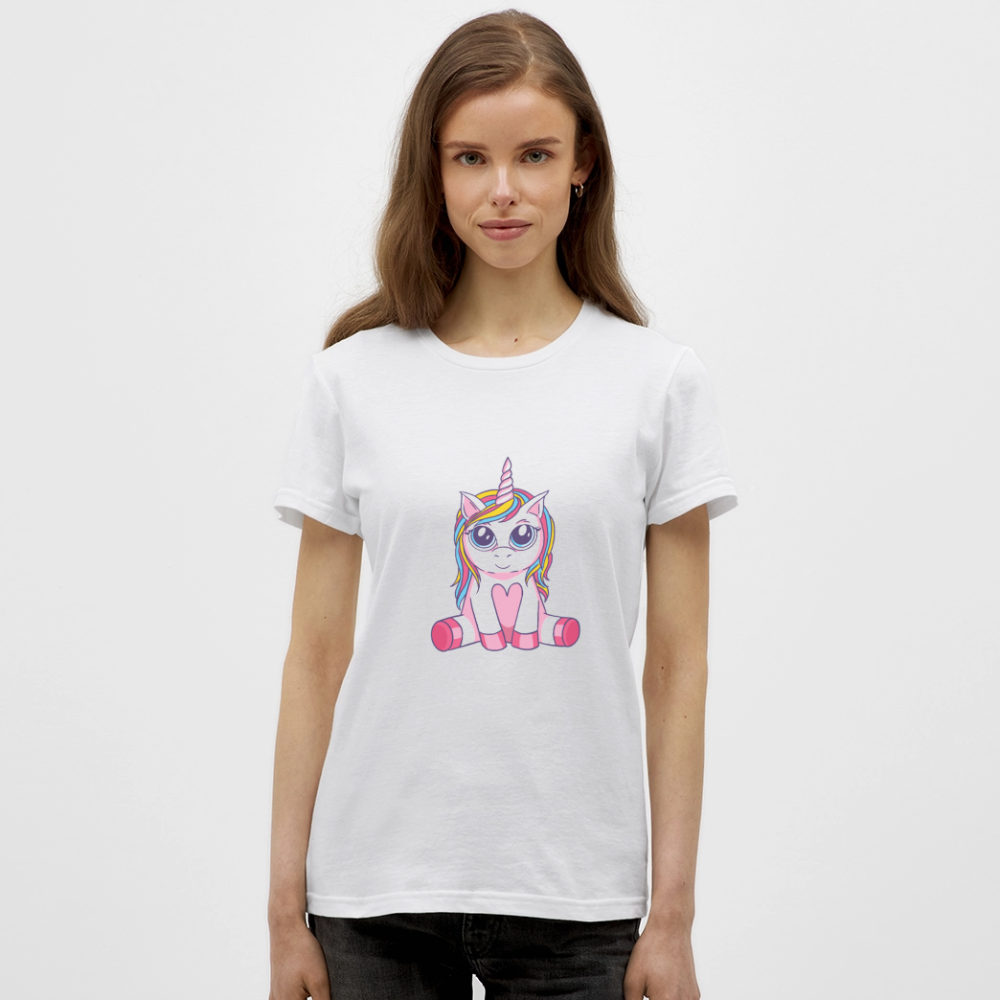 T-shirt Femme Licorne  - REF00011 - blanc