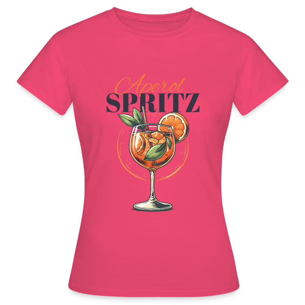 T-shirt Femme – Aperol Spritz - REF00008 - rose azalée