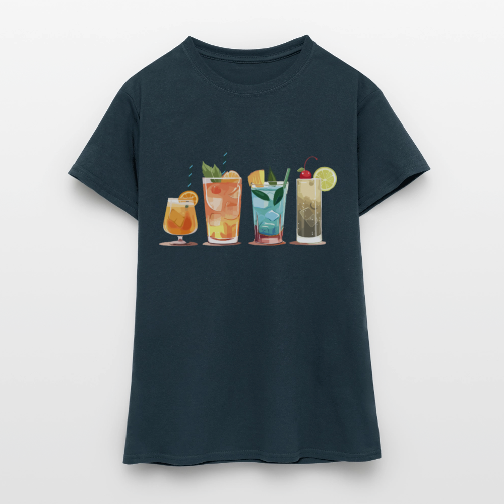 T-shirt Cocktail Vibes Femmes - REF00001 - marine