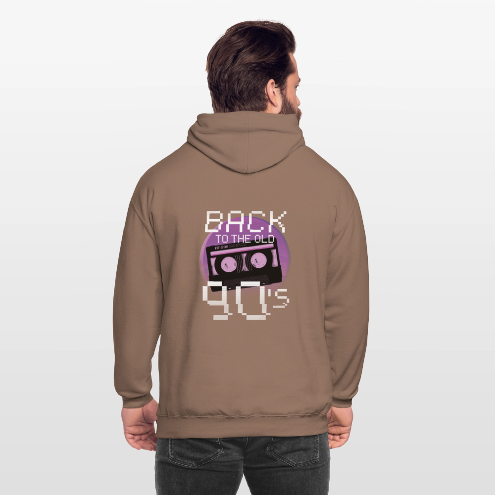 Hoodie Homme – Back to the Old 90’s - moka