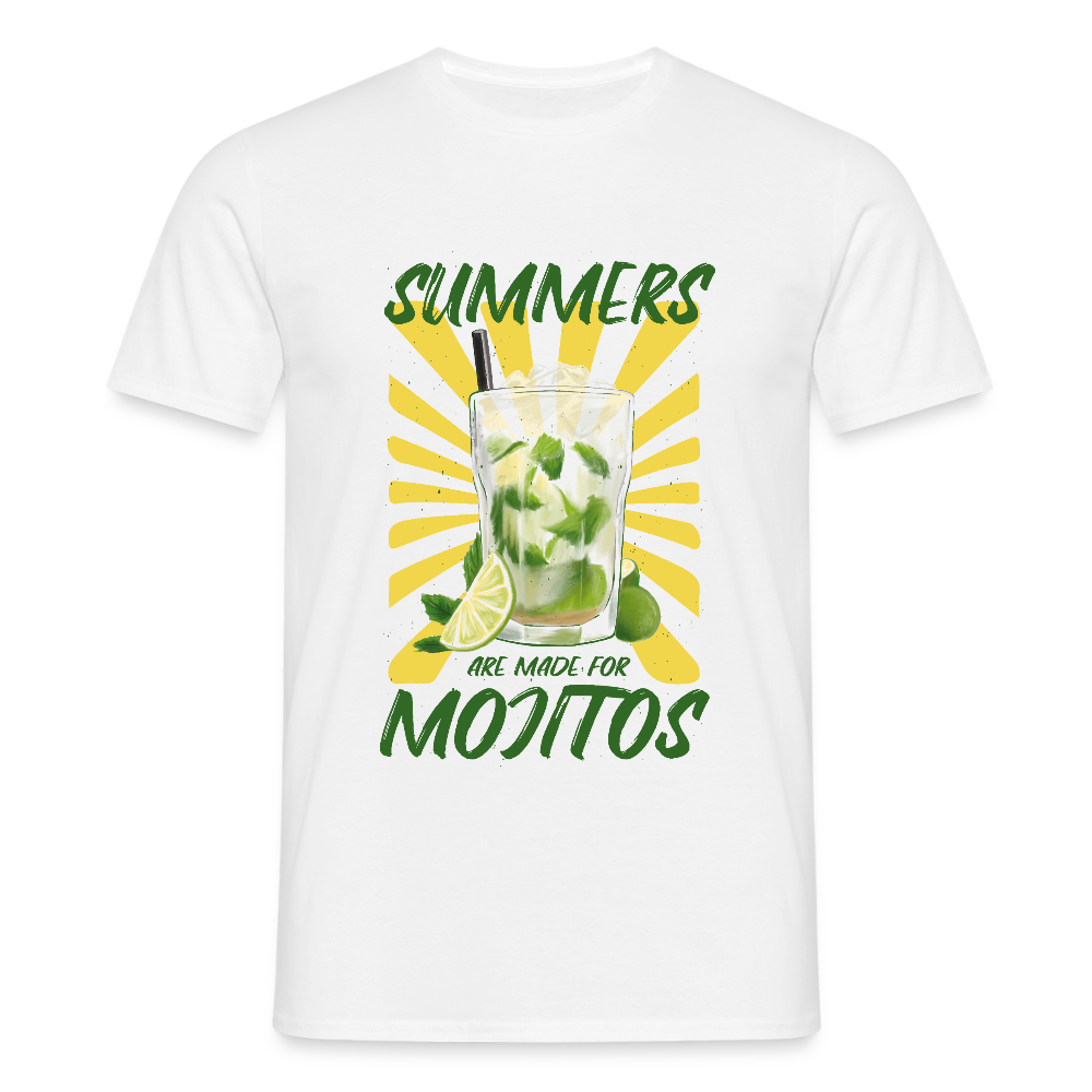T-shirt Mojito Été Homme - REF00002 - blanc