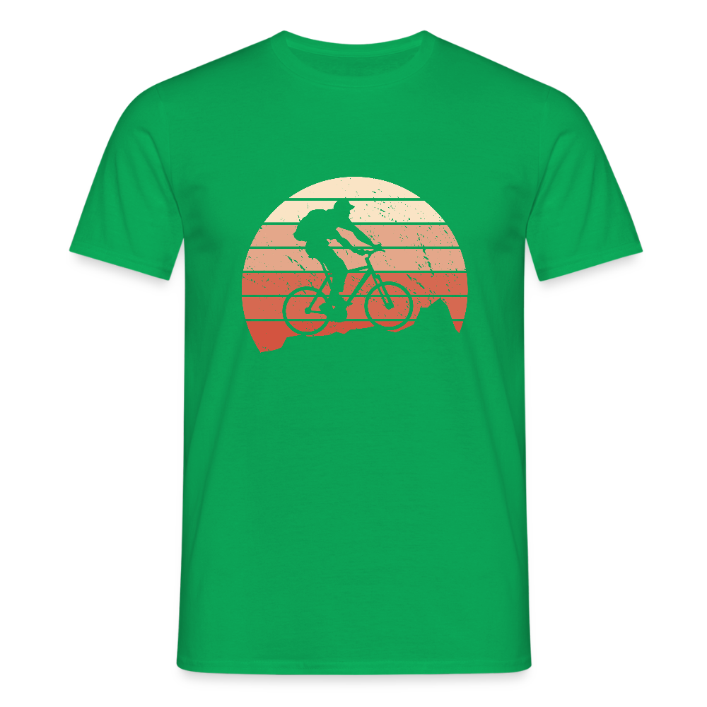 T-shirt Homme “Retro Cyclist” – Passion Vélo & Style Vintage | REF00065 - vert