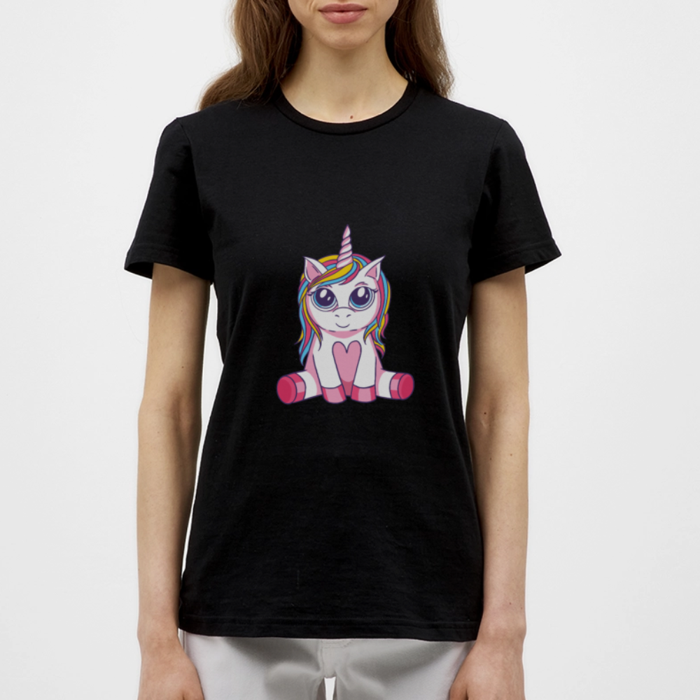 T-shirt Femme Licorne  - REF00011 - noir