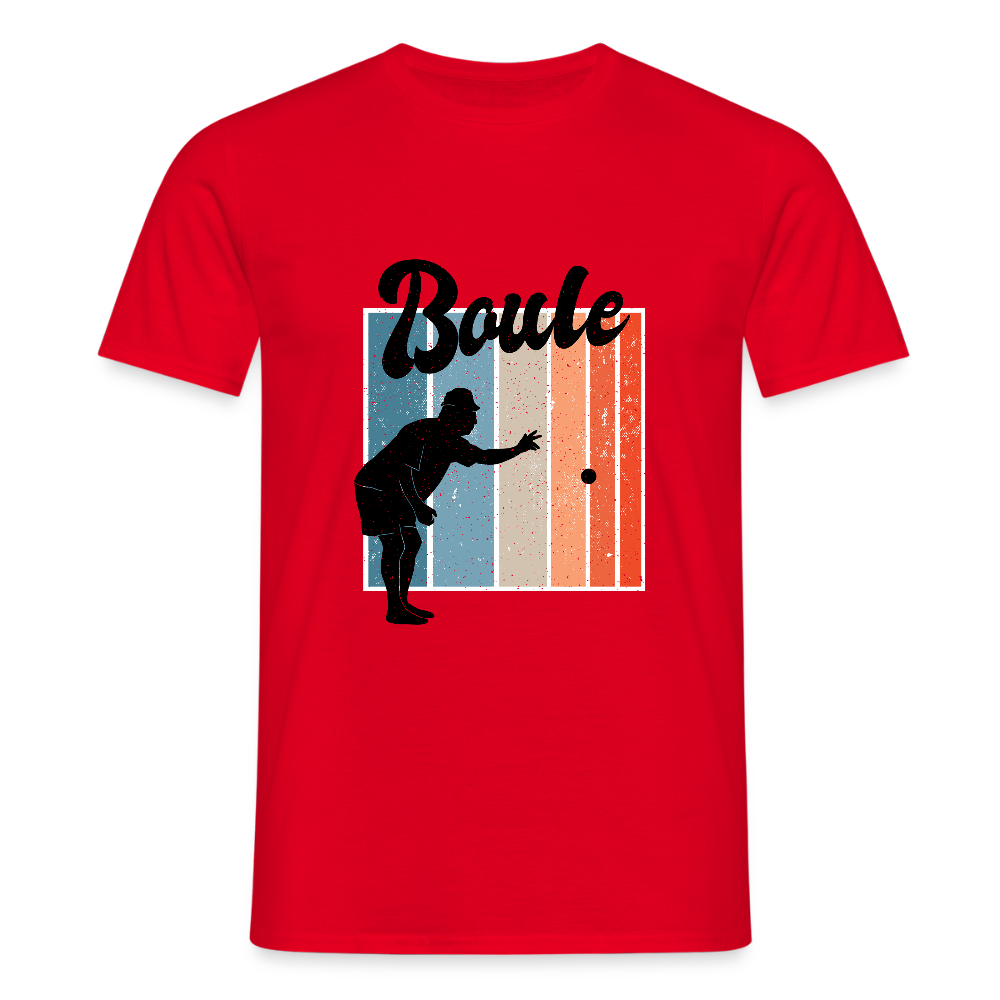 T-shirt Homme Boule – REF00023 - rouge