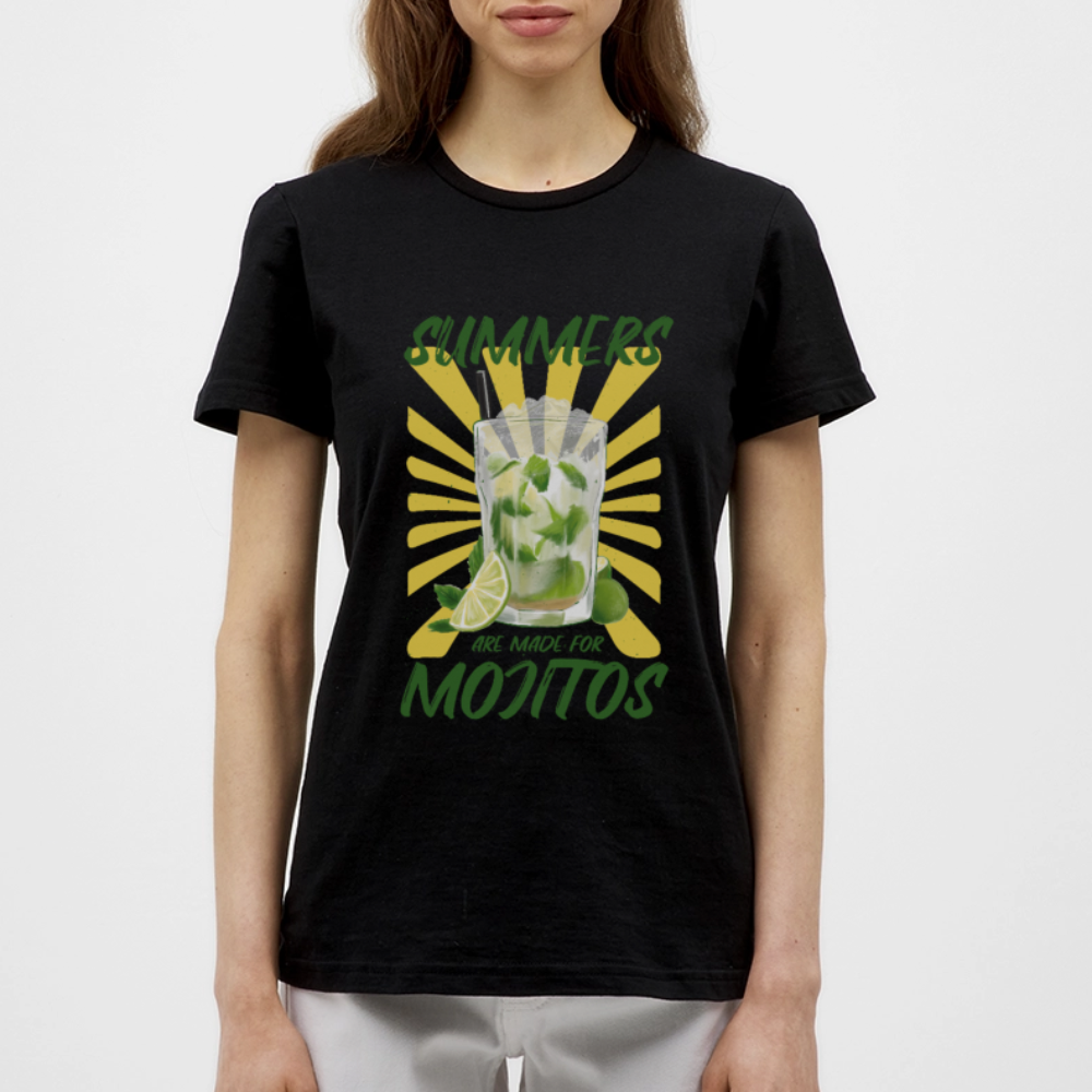 T-shirt Femme Mojito Été - REF00002 - noir