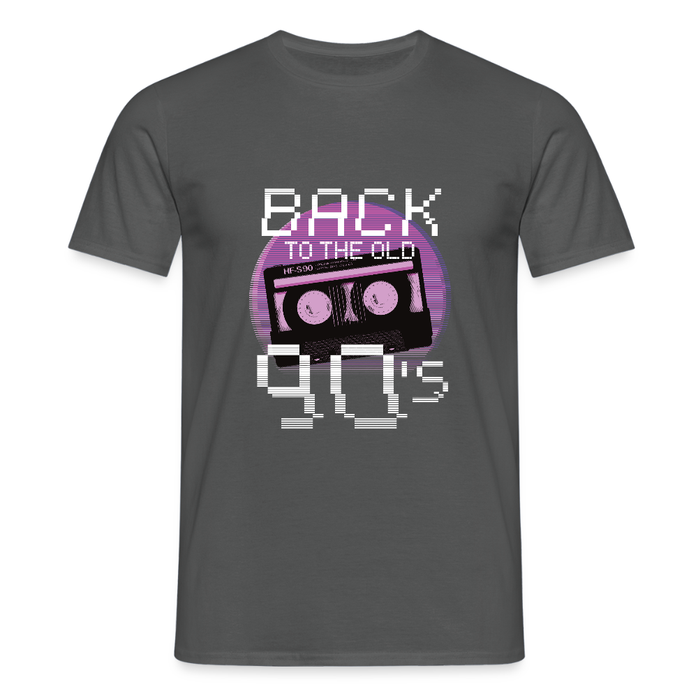 T-shirt Homme – Back to the Old 90’s - charbon
