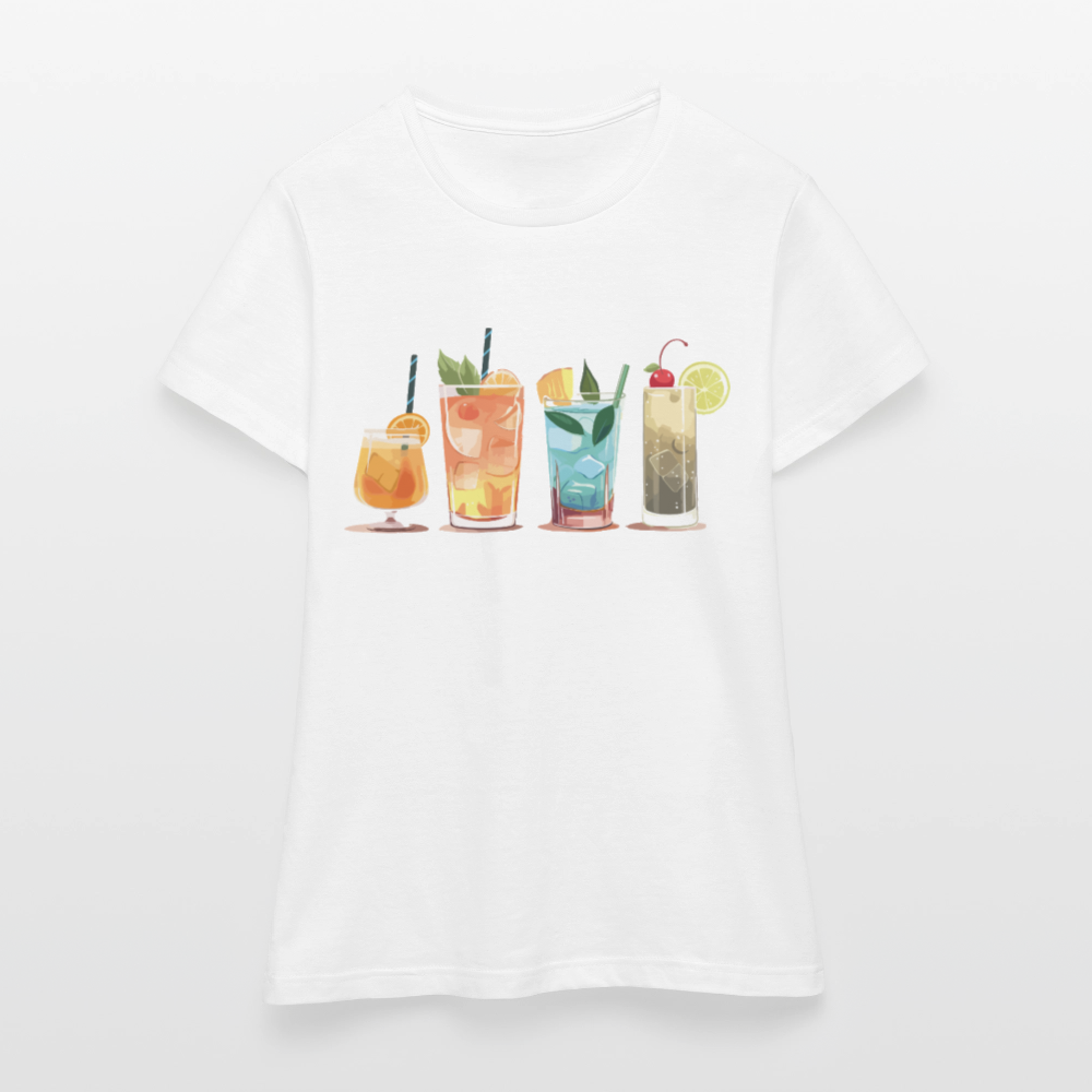 T-shirt Cocktail Vibes Femmes - REF00001 - blanc