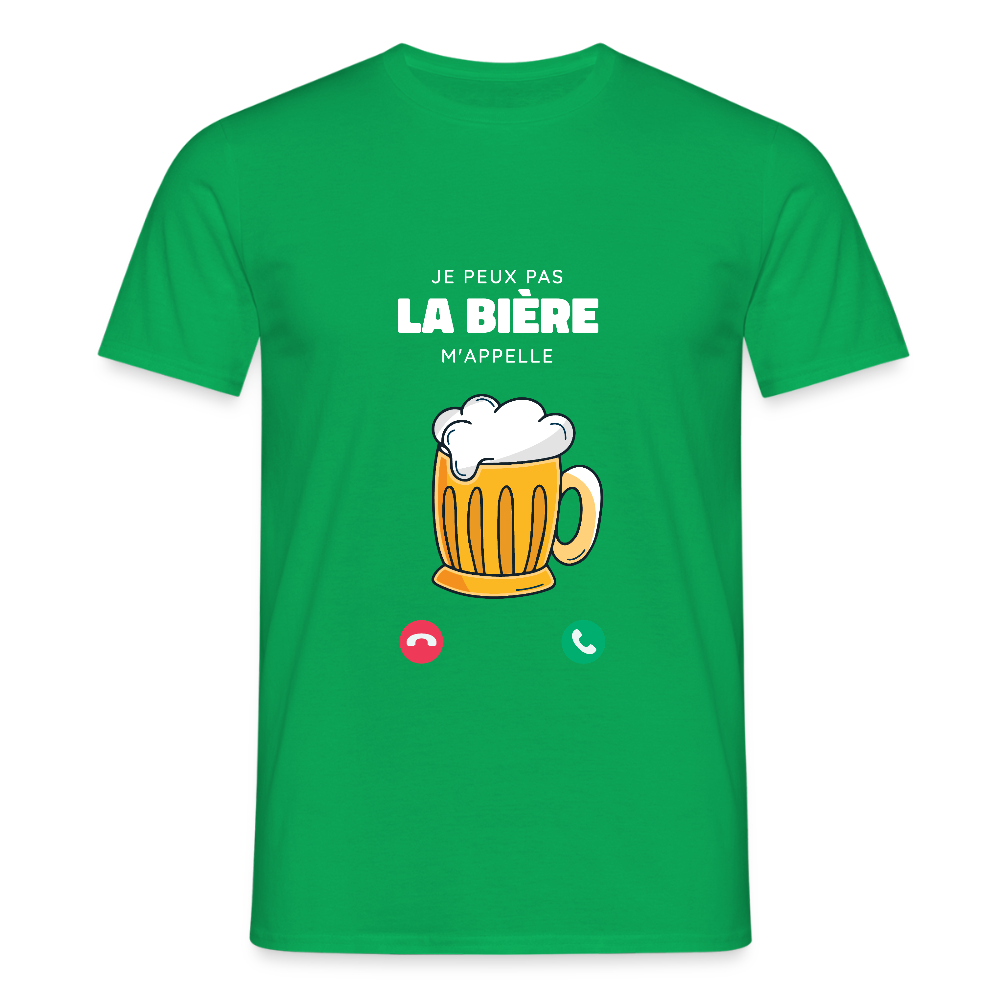 T-shirt Homme – La Bière M’appelle - REF00010 - vert