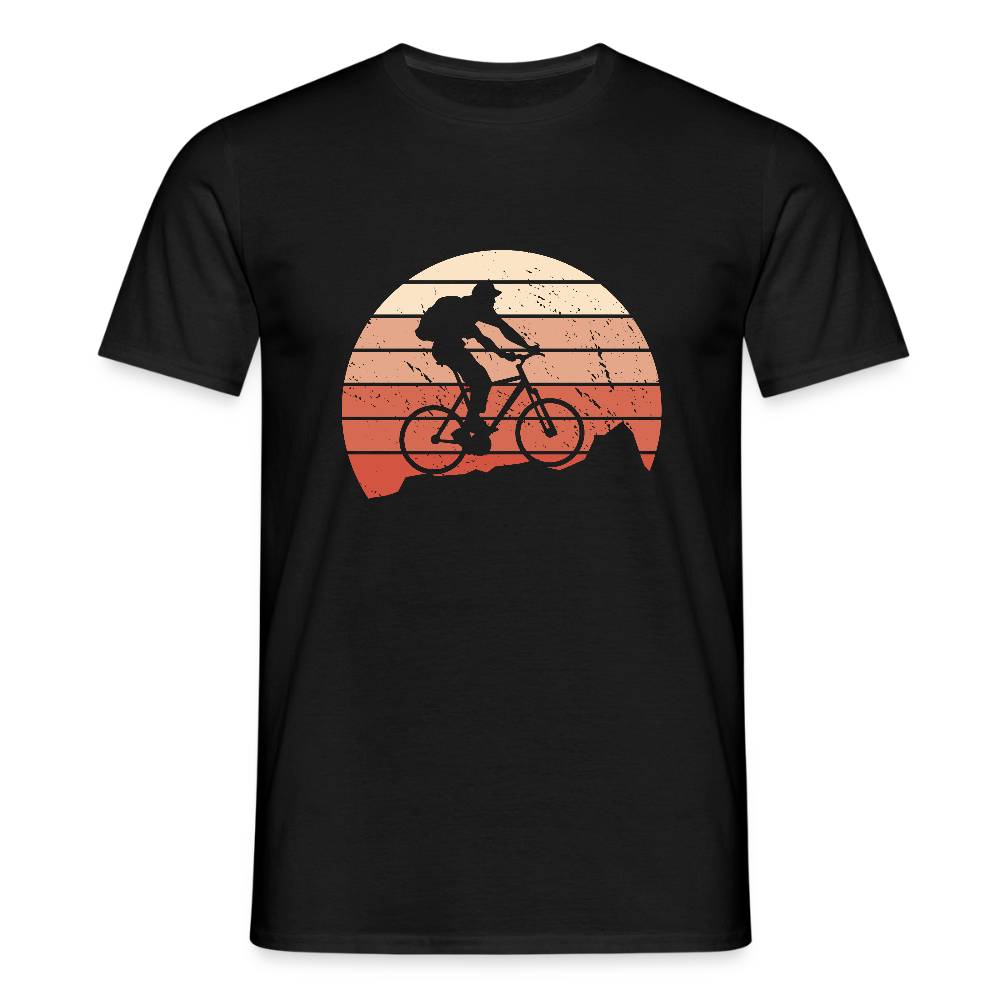 T-shirt Homme “Retro Cyclist” – Passion Vélo & Style Vintage | REF00065 - noir