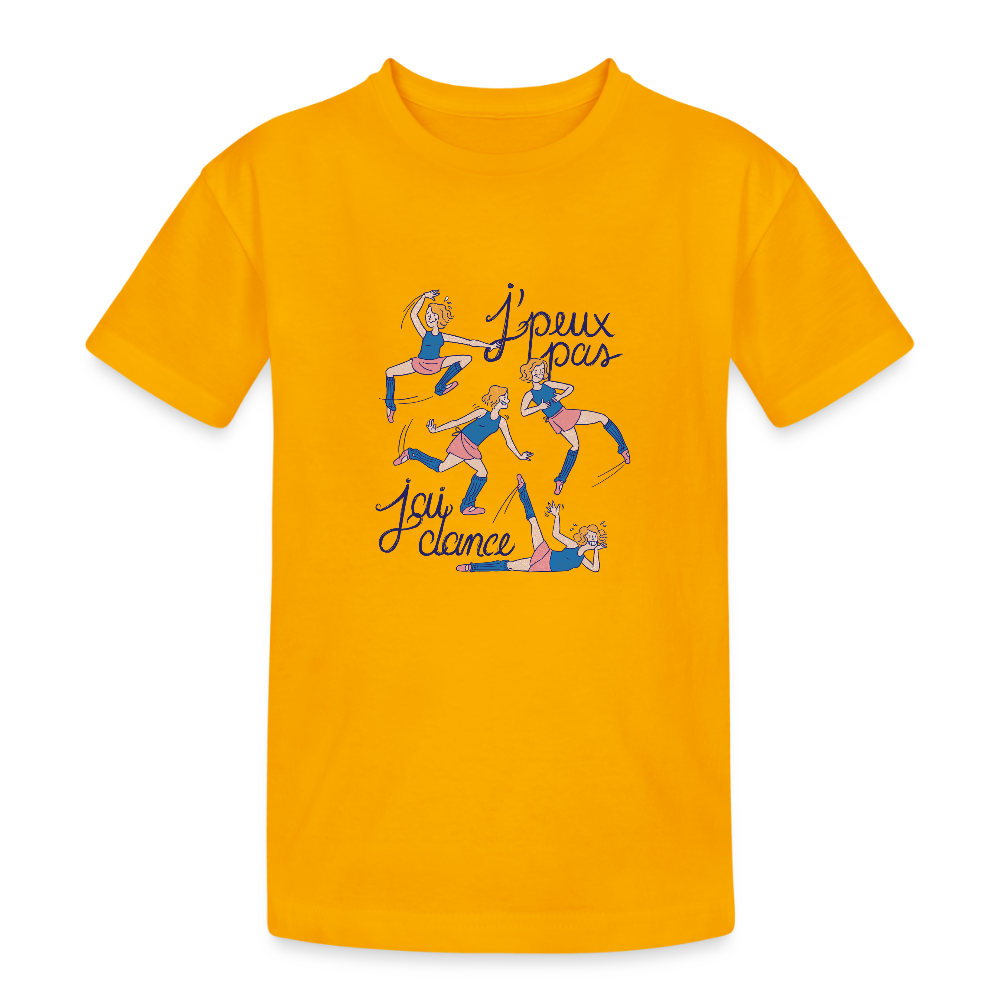 T-shirt Enfant “J’peux pas, j’ai danse” – Fun, Énergie & Style | UNiKtee REF00038 - or