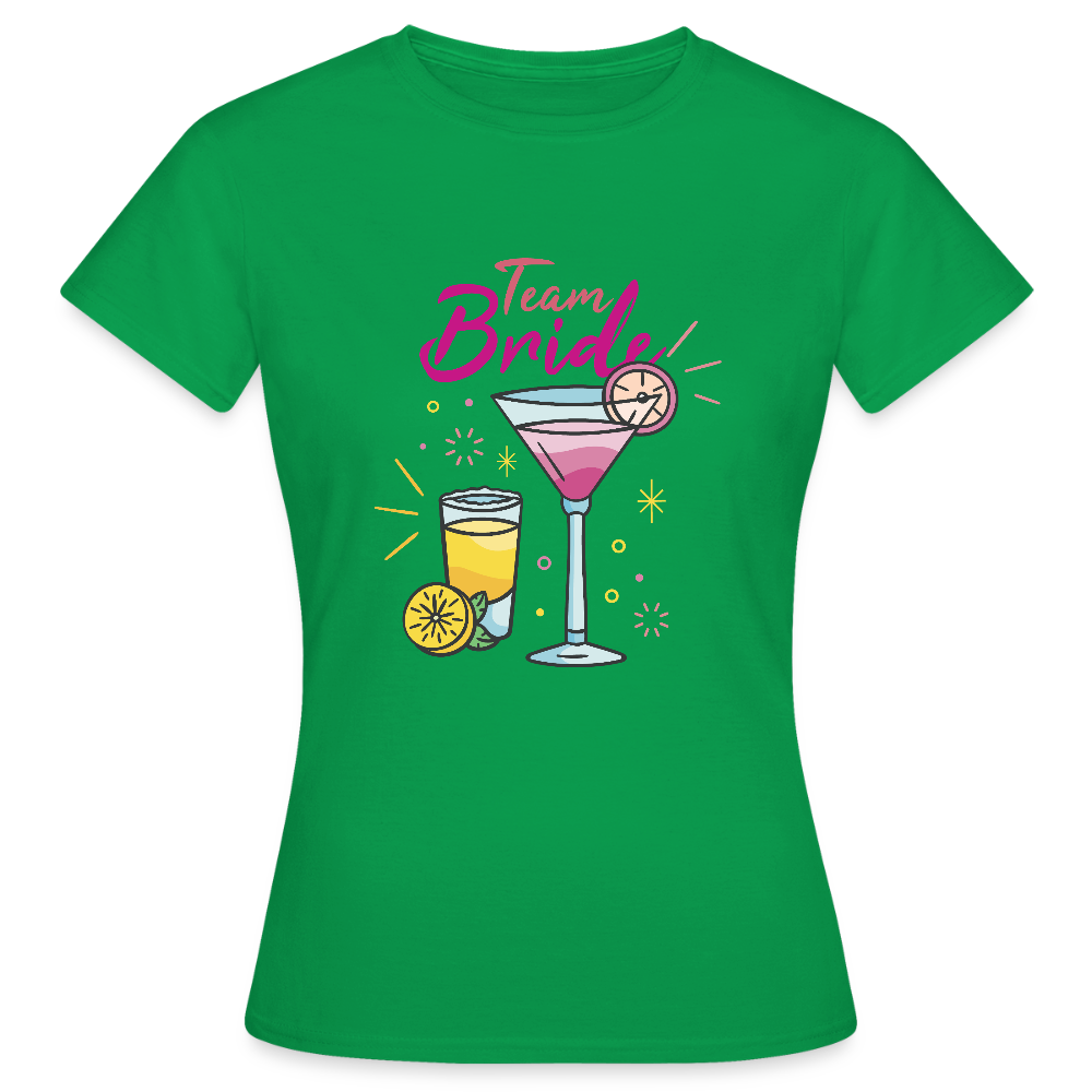 T-shirt Femme “Team Bride” – EVJF, Fête de Mariage & Soirée de Mariée | REF00061 - vert