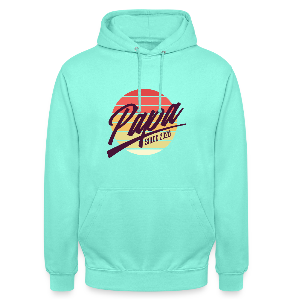 Sweat à Capuche “Papa” – Style, Confort & Fierté | UNiKtee - REF00028 - menthe
