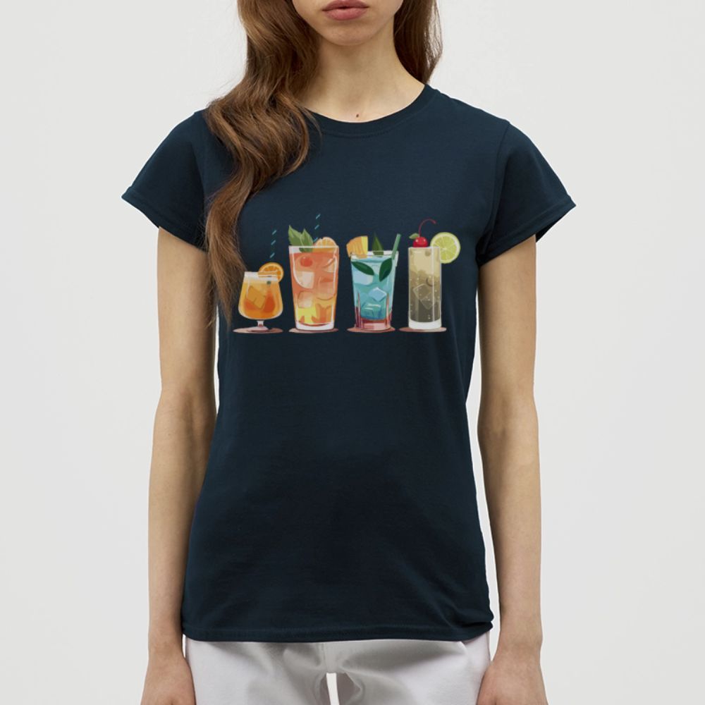 T-shirt Cocktail Vibes Femmes - REF00001 - marine