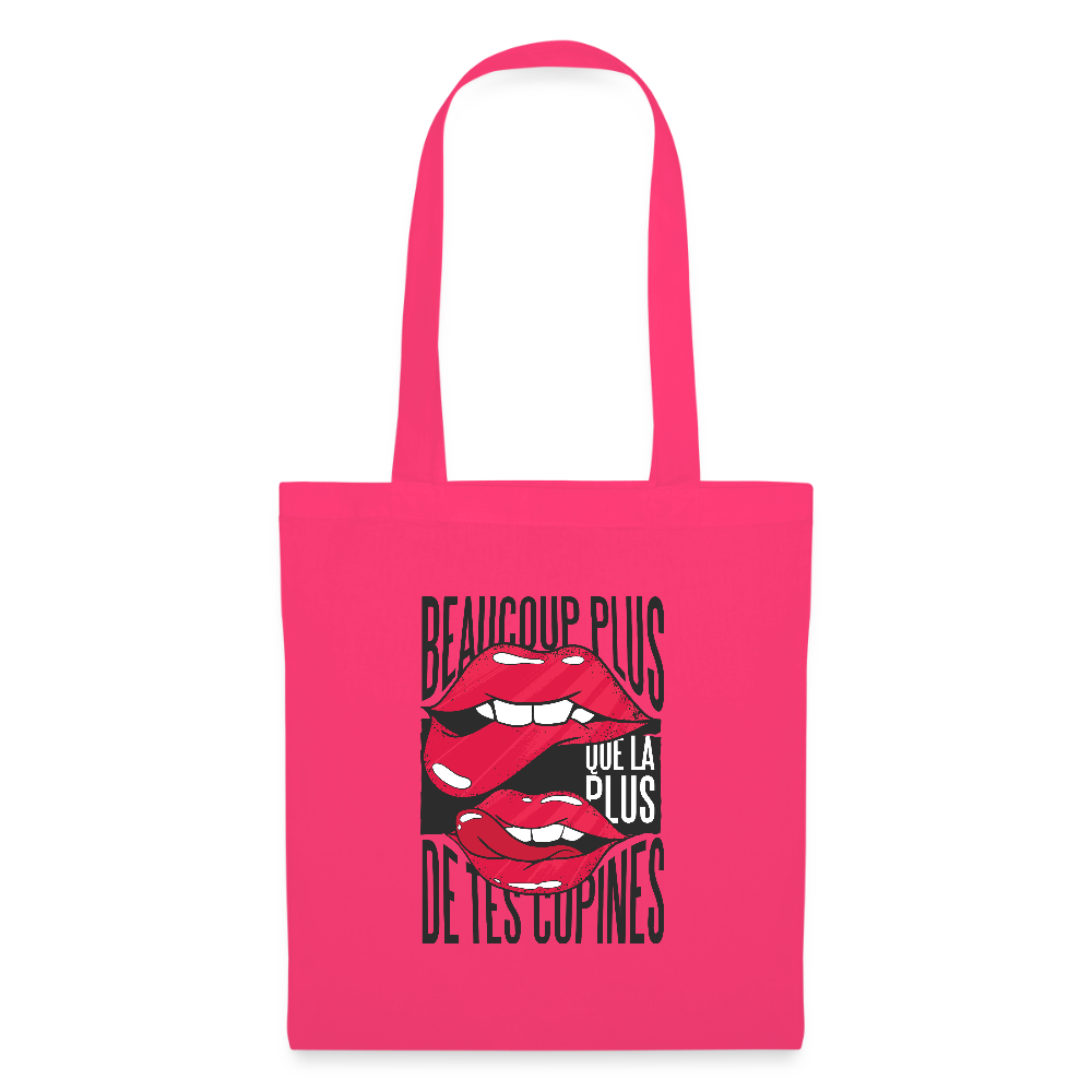 Tote Bag – Beaucoup Plus Que La Plus De Tes Copines - rose azalée
