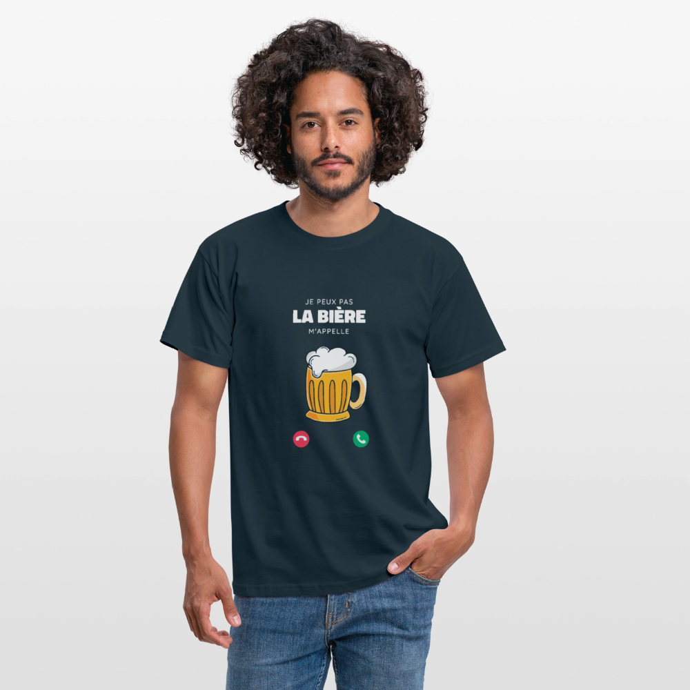 T-shirt Homme – La Bière M’appelle - REF00010 - marine
