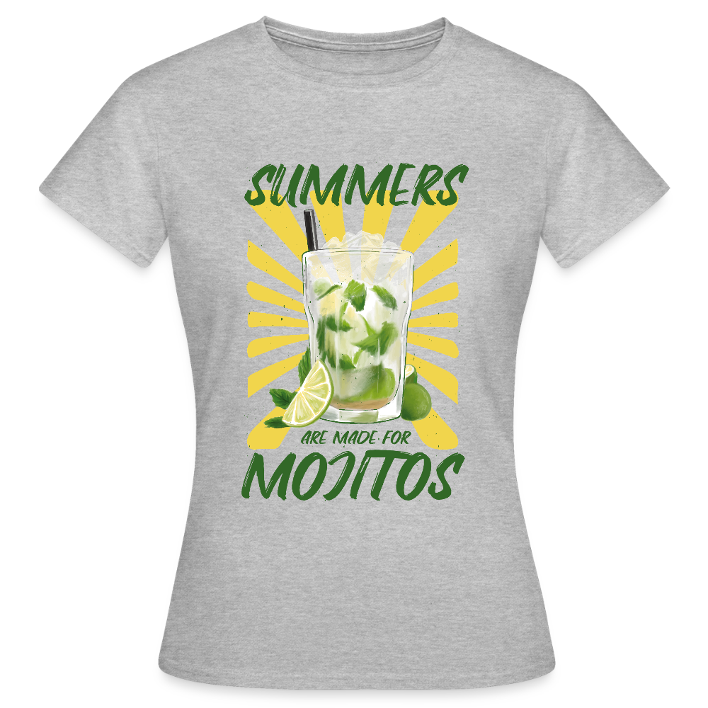 T-shirt Femme Mojito Été - REF00002 - gris chiné