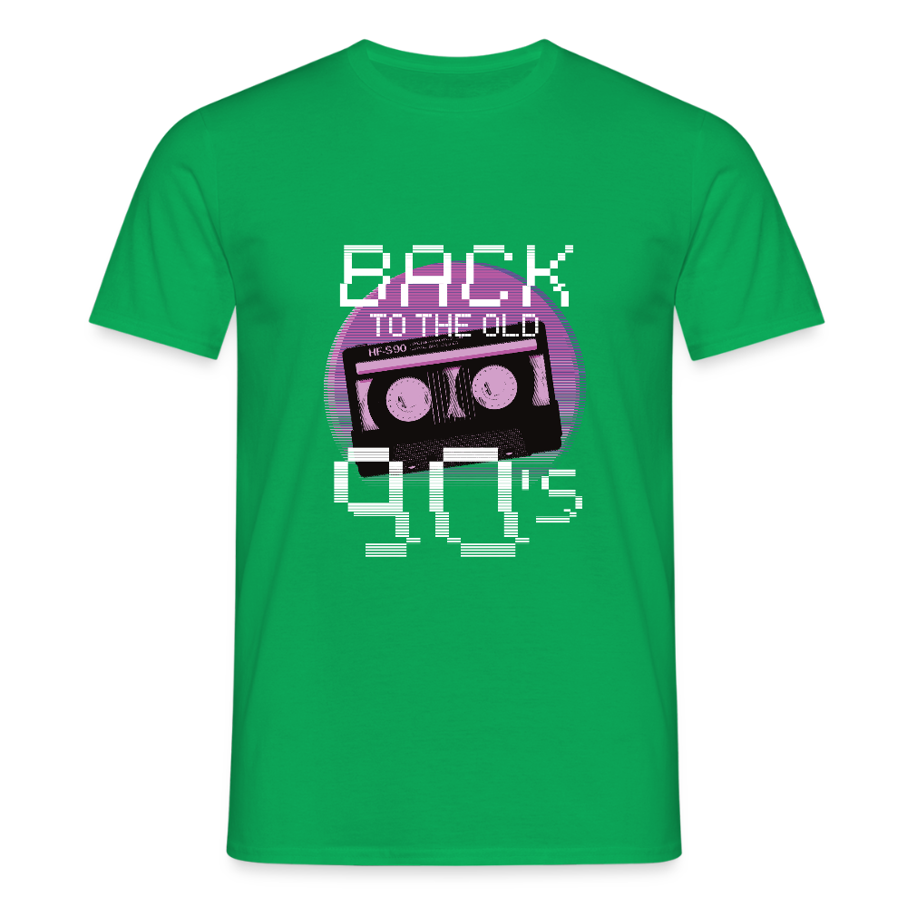 T-shirt Homme – Back to the Old 90’s - vert