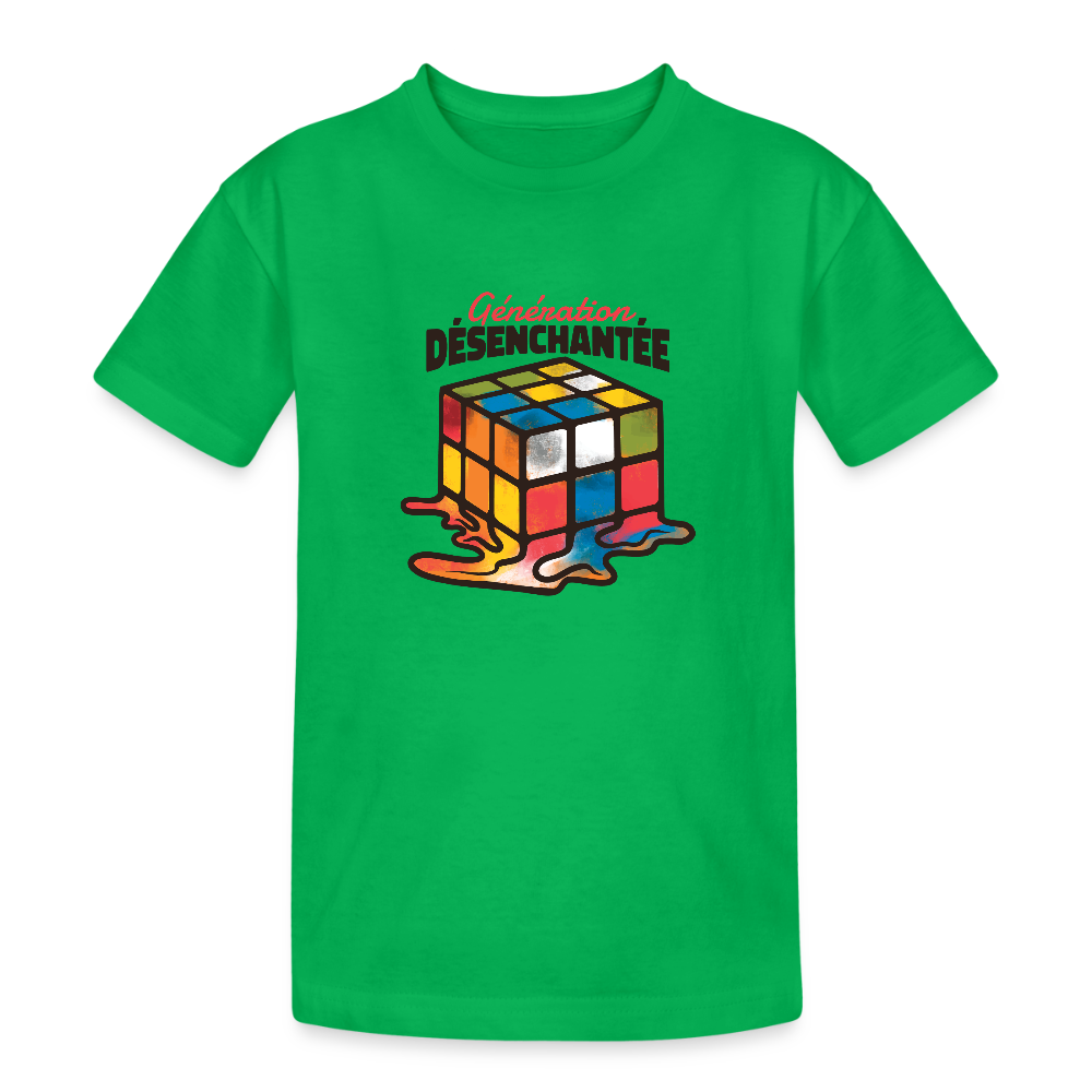 T-shirt Enfant “Génération Désenchantée” – Fun & Style Coloré | UNiKtee REF00037 - vert