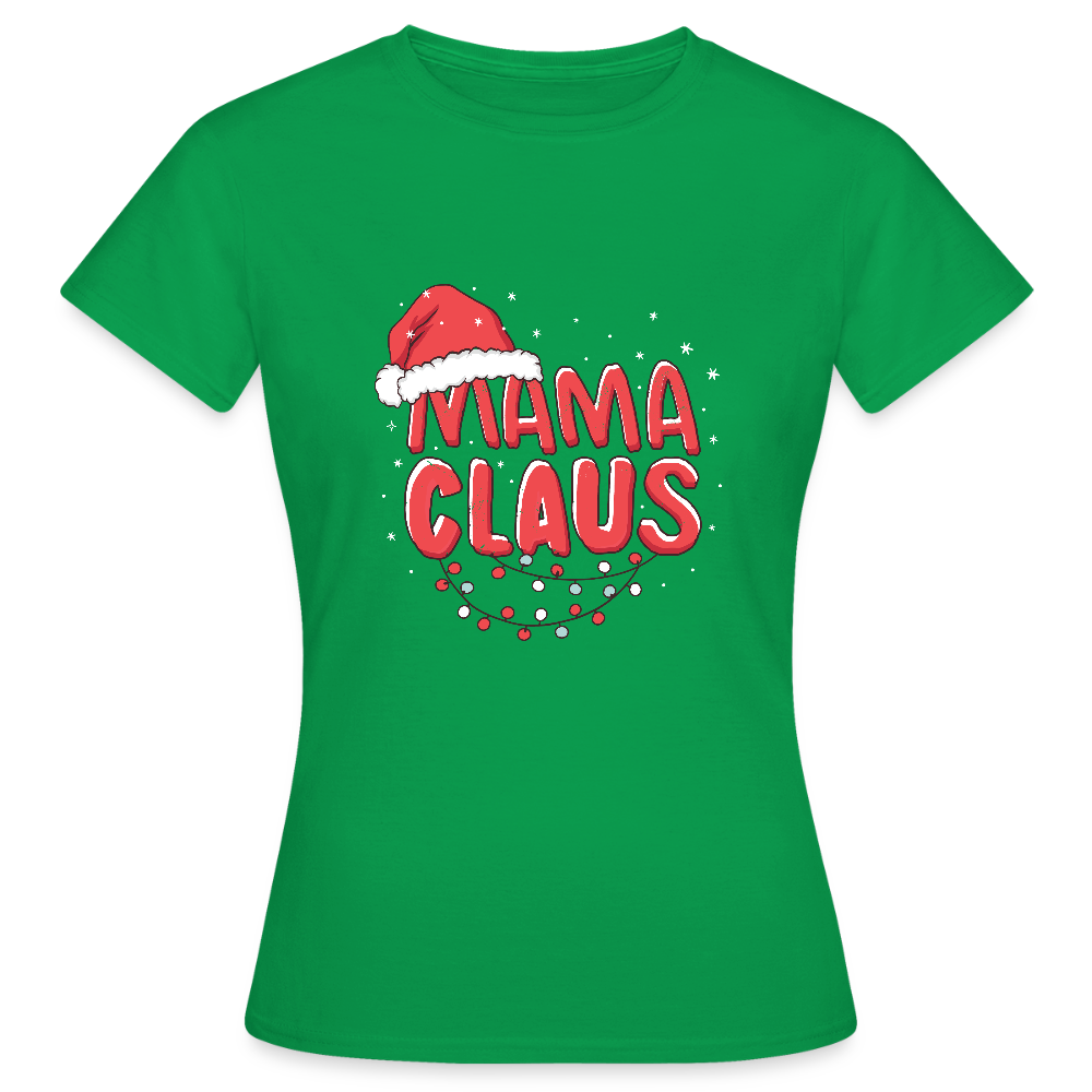 T-shirt Femme – Mama Claus - vert