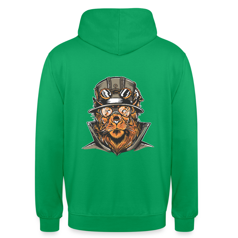 Sweat à Capuche Lion Steampunk - REF00003 - vert