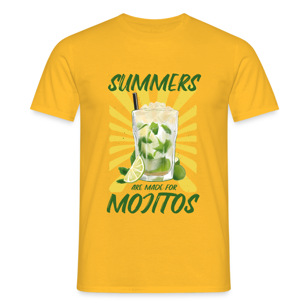 T-shirt Mojito Été Homme - REF00002 - jaune