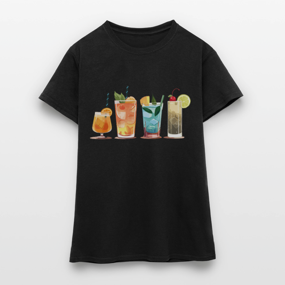 T-shirt Cocktail Vibes Femmes - REF00001 - noir