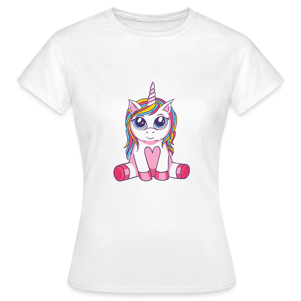 T-shirt Femme Licorne  - REF00011 - blanc